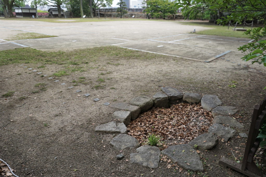 岡山城 中の段 井戸跡