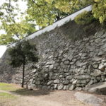 岡山城 本段南東の高石垣